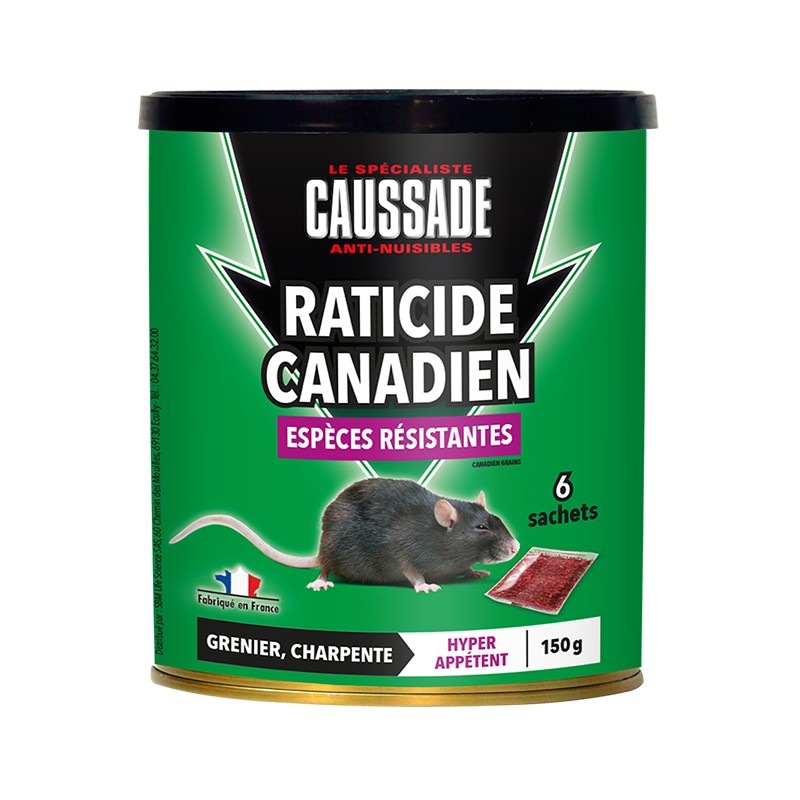 Raticide Canadien - Espèces Résistantes