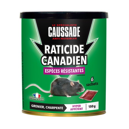 Raticide Canadien - Espèces Résistantes