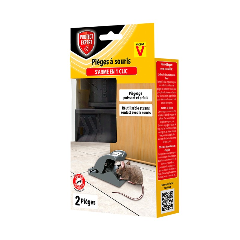 Piège à Souris - Tapette Souris Réutilisables 6 x Piège à Rats  Professionnel, Tapetteà Rat Securise, Sensible, Efficace, Facile A209 -  Cdiscount Jardin