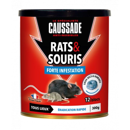 Blocs répulsifs anti rats & souris 240 g