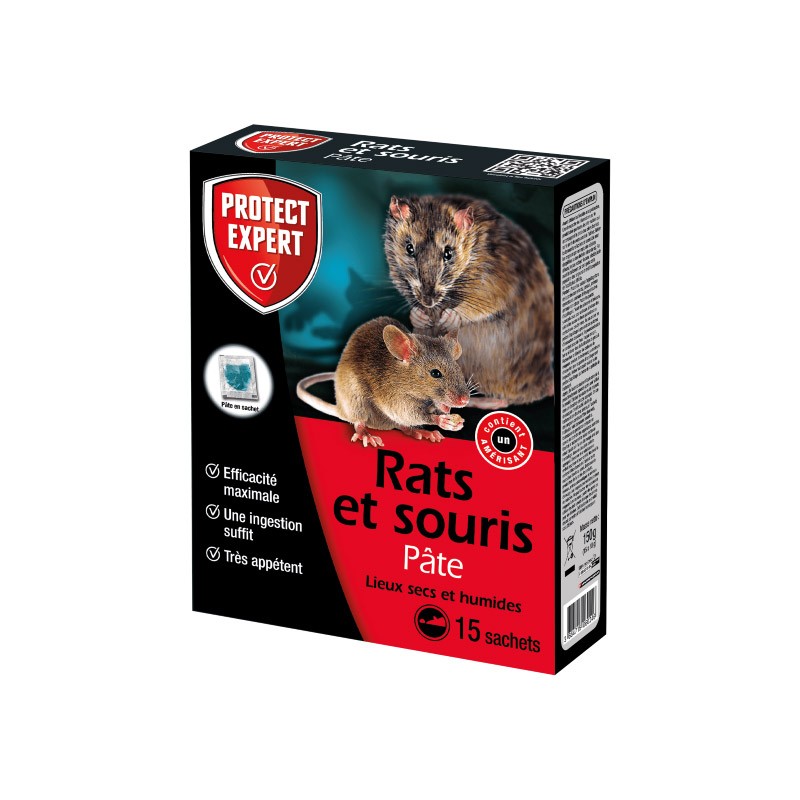 Caussade KIT Rats/Souris Appâts + Boîte Appât