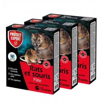 French Pets Raticide/Souricide Souris et Rats – Produit Professionnel  foudroyant, Mort aux Rats Puissant pour intérieur et extérieur | Anti  Rongeur et