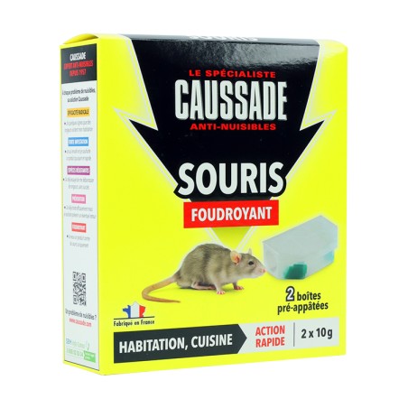 Boîtes pré-appâtées (x2) - Souris