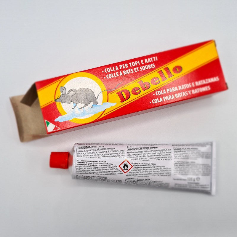 Tube de colle pour rat et souris Debello anti-rongeurs